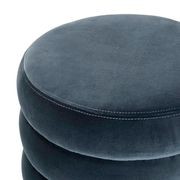 Kennedy Ribbed Small Round Ottoman gallery detail image