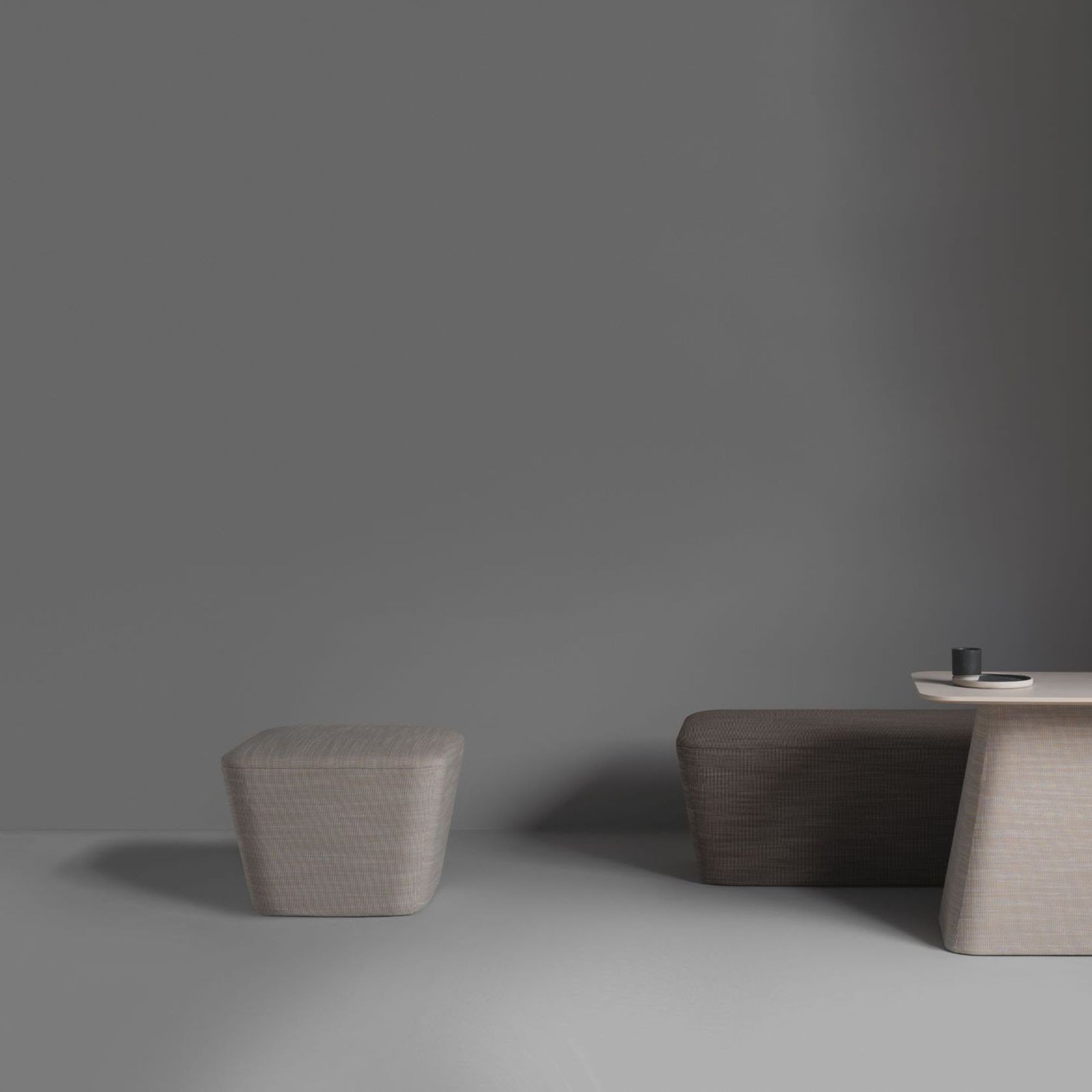 Osaka Small Ottoman, 550 x 550, H450 by Teruhiro Yanagihara gallery detail image