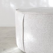 'Baja' Ottoman / 80cmD x 40cmH / Fabric - Lierna Boucle gallery detail image