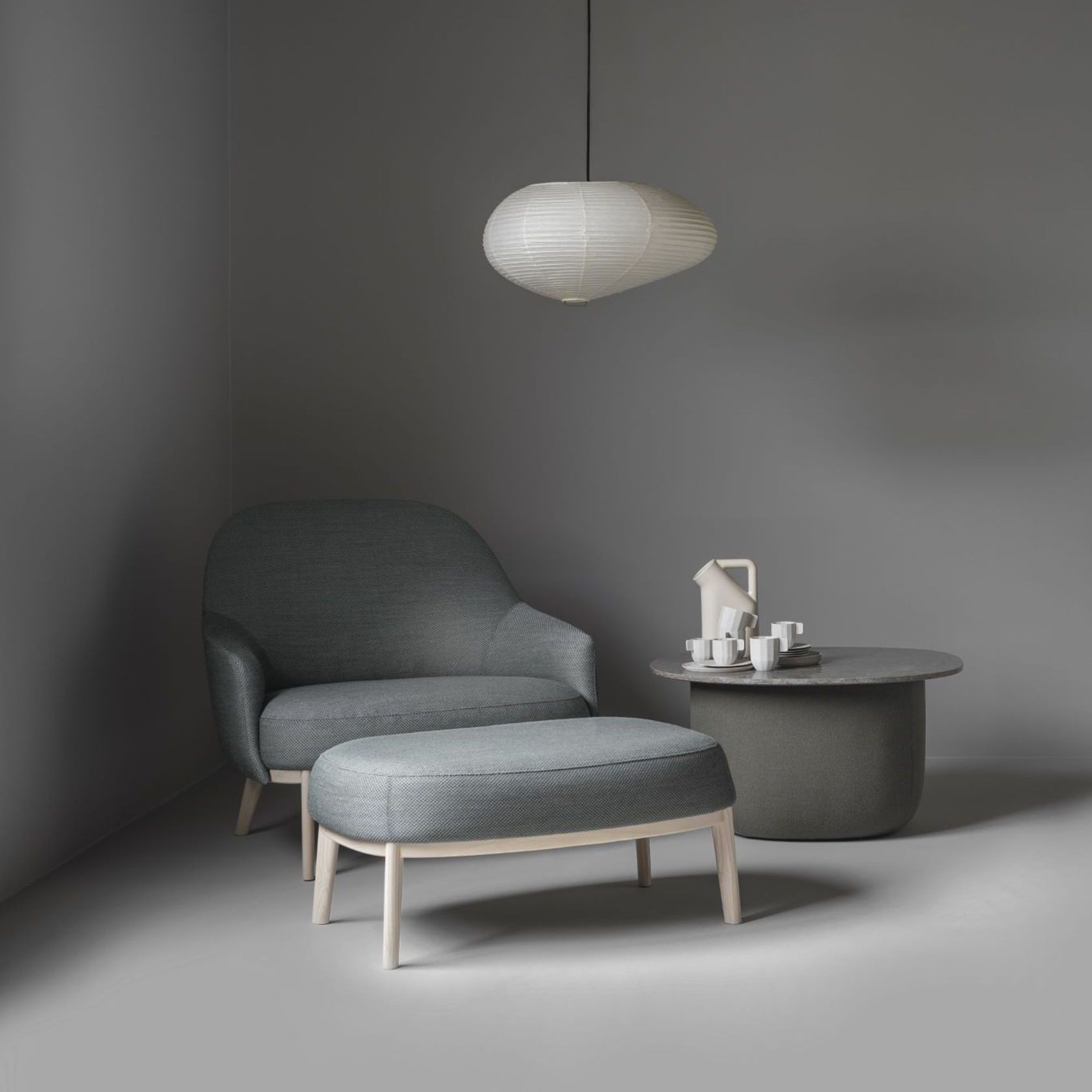 Shift Wood Ottoman by Daniel Debiasi & Federico Sandri gallery detail image