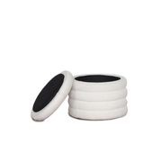 Boucle Roundie Storage Ottoman gallery detail image