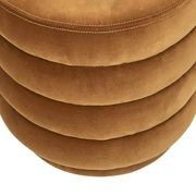Kennedy Ribbed Small Round Ottoman gallery detail image