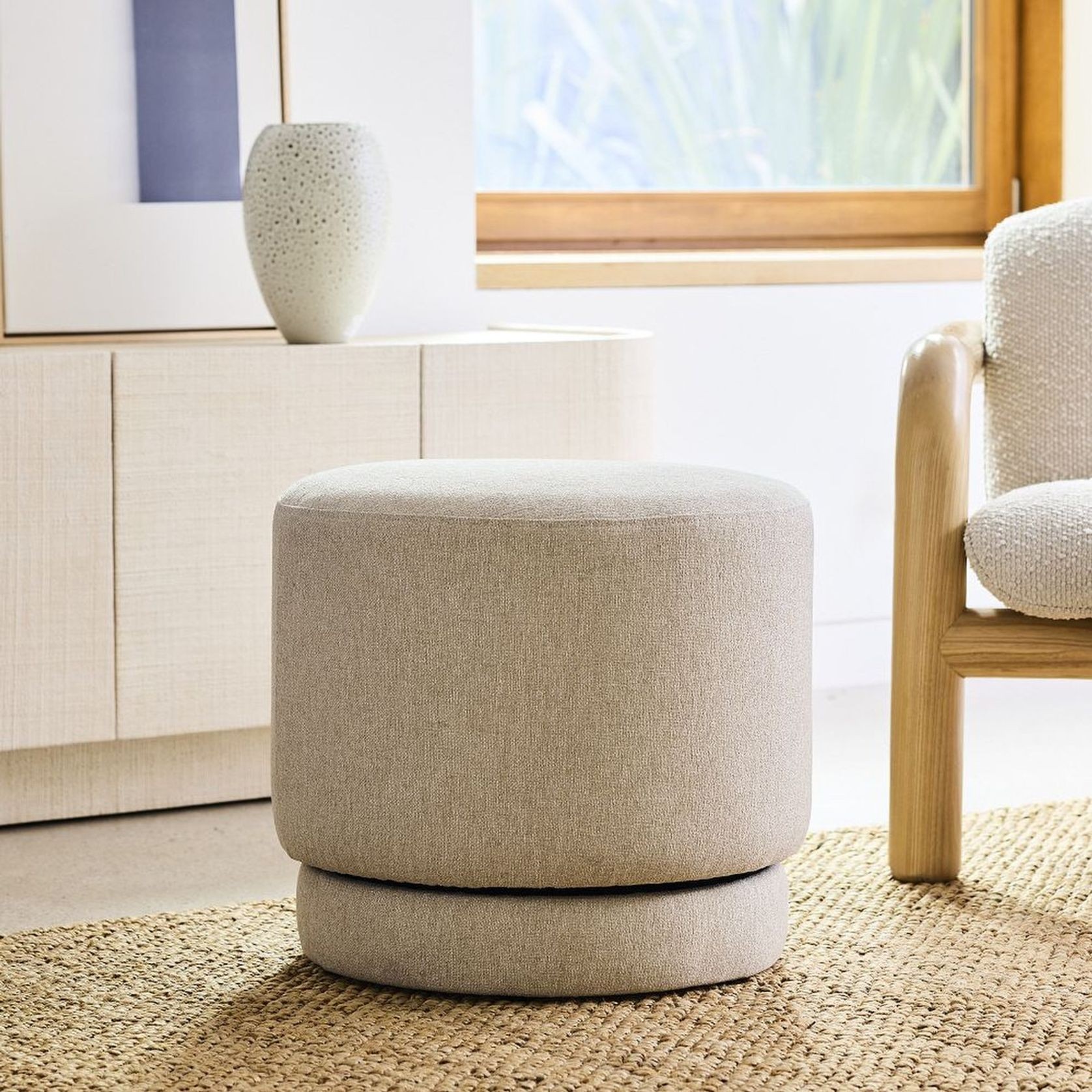 Viv Swivel Ottoman gallery detail image
