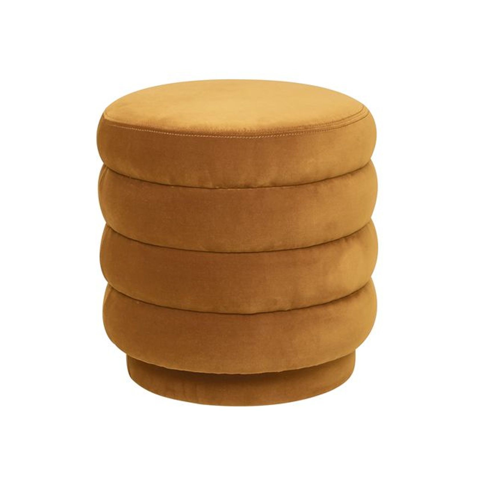 Kennedy Ribbed Small Round Ottoman gallery detail image