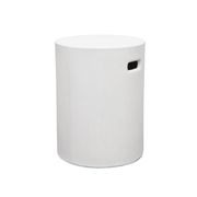 White Concrete Pipe Side Table / Stool gallery detail image