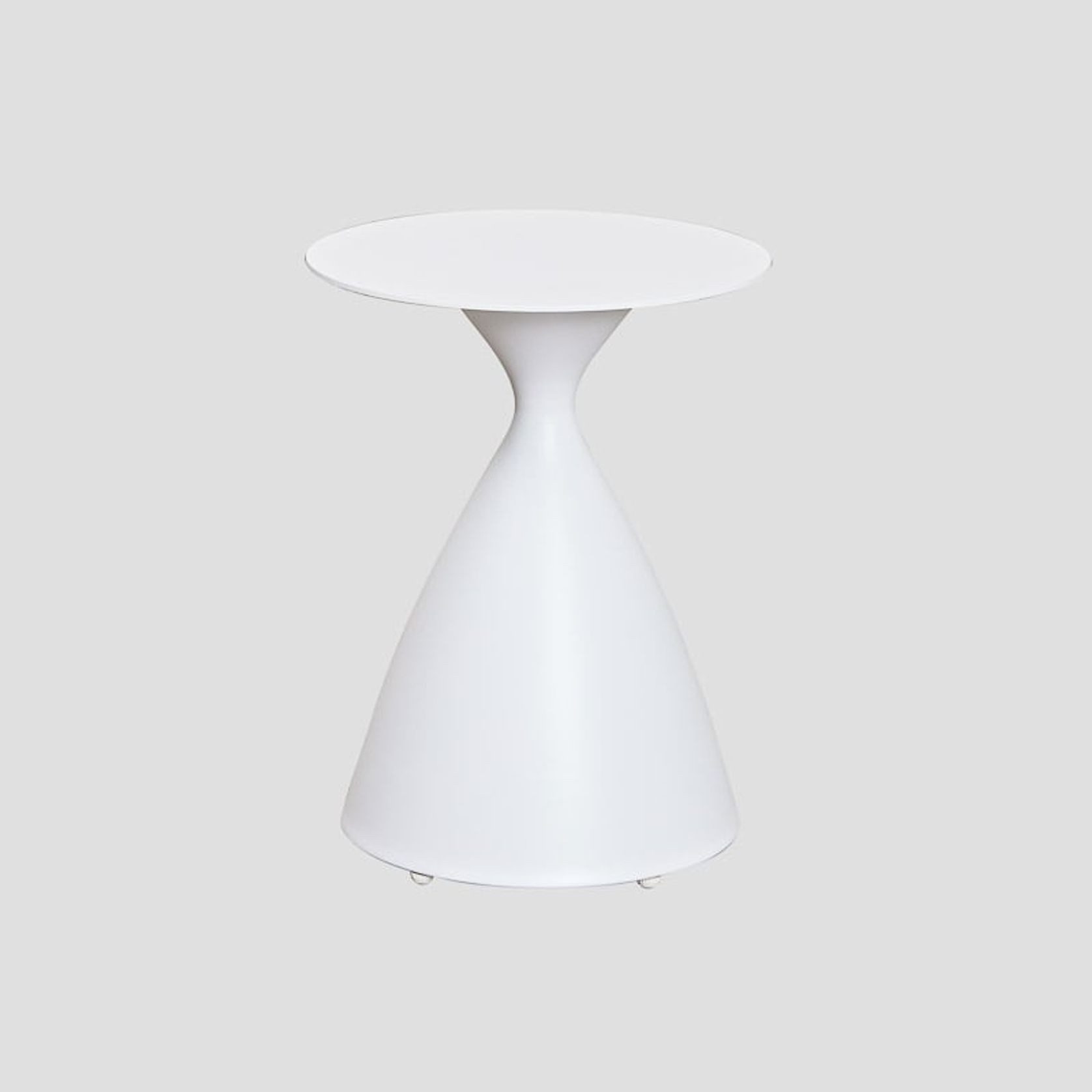 Hourglass Aluminium Side Table gallery detail image