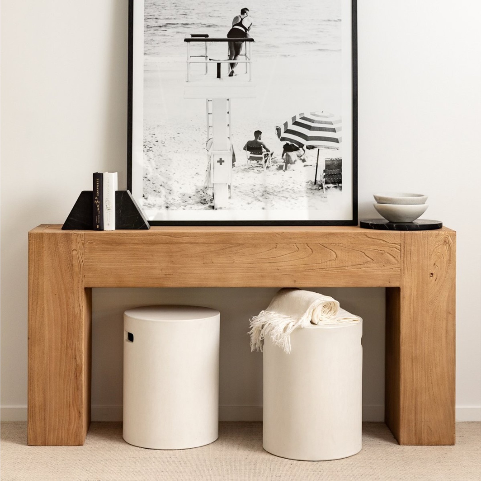 Pipe Concrete Stool / Side Table gallery detail image