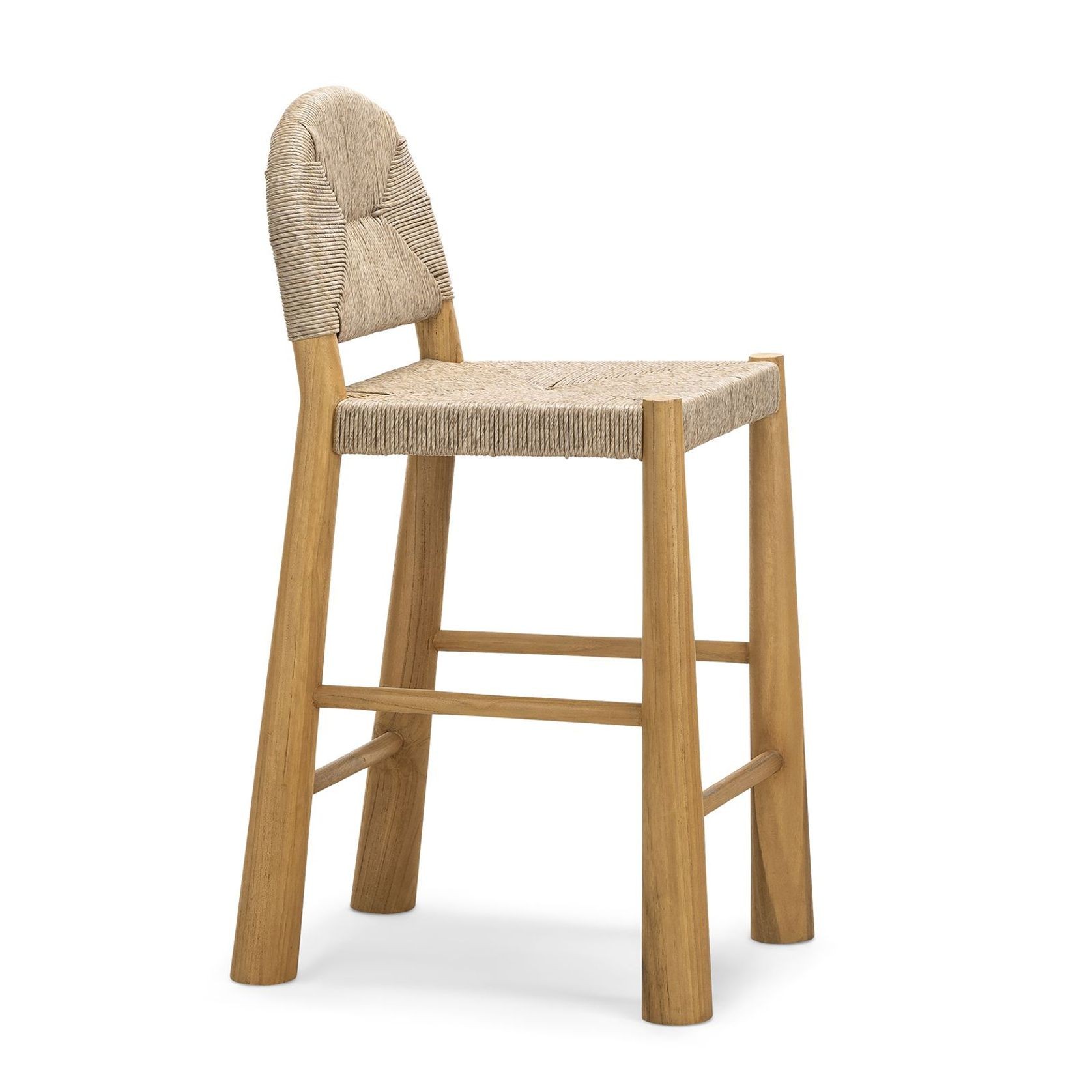 Caliste Woven Rope Arch Counter Stool | Indoor & Outdoor gallery detail image