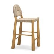 Caliste Woven Rope Arch Counter Stool | Indoor & Outdoor gallery detail image