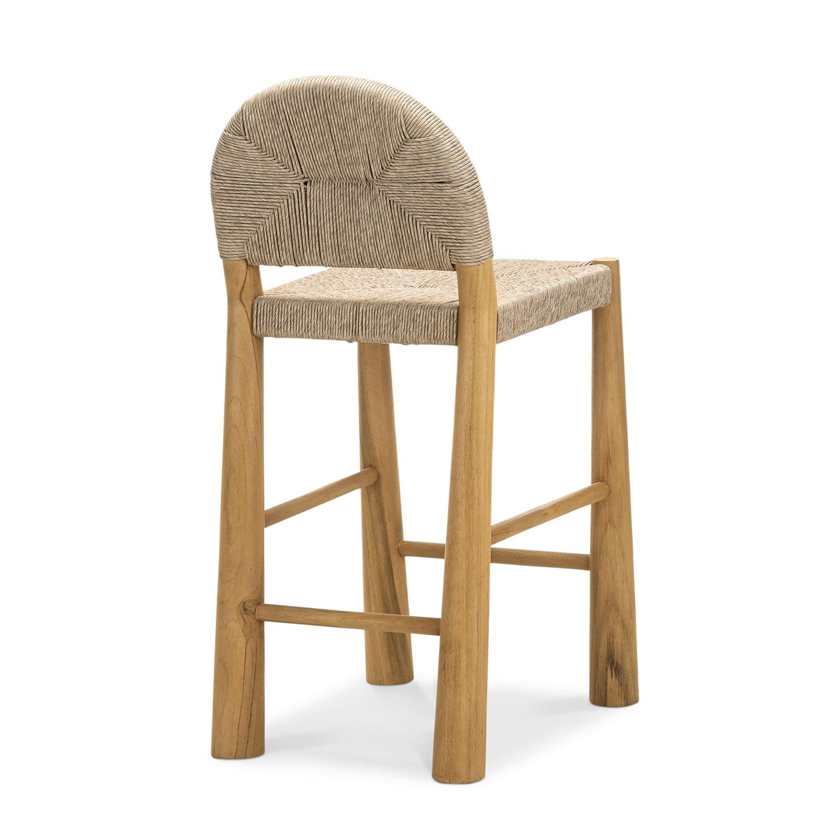Caliste Woven Rope Arch Counter Stool | Indoor & Outdoor gallery detail image