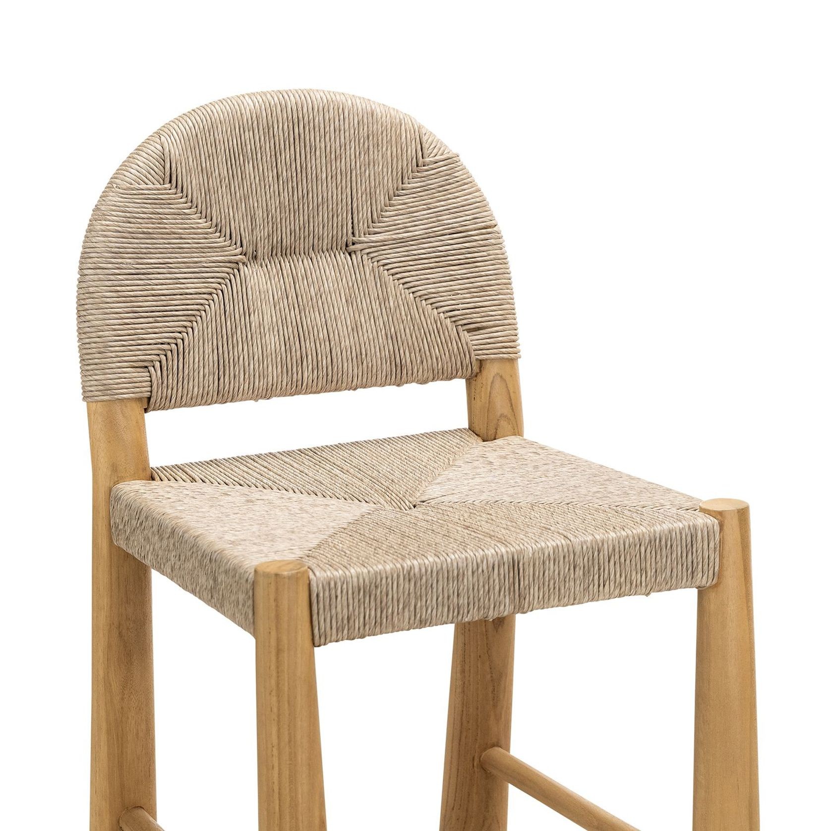 Caliste Woven Rope Arch Counter Stool | Indoor & Outdoor gallery detail image