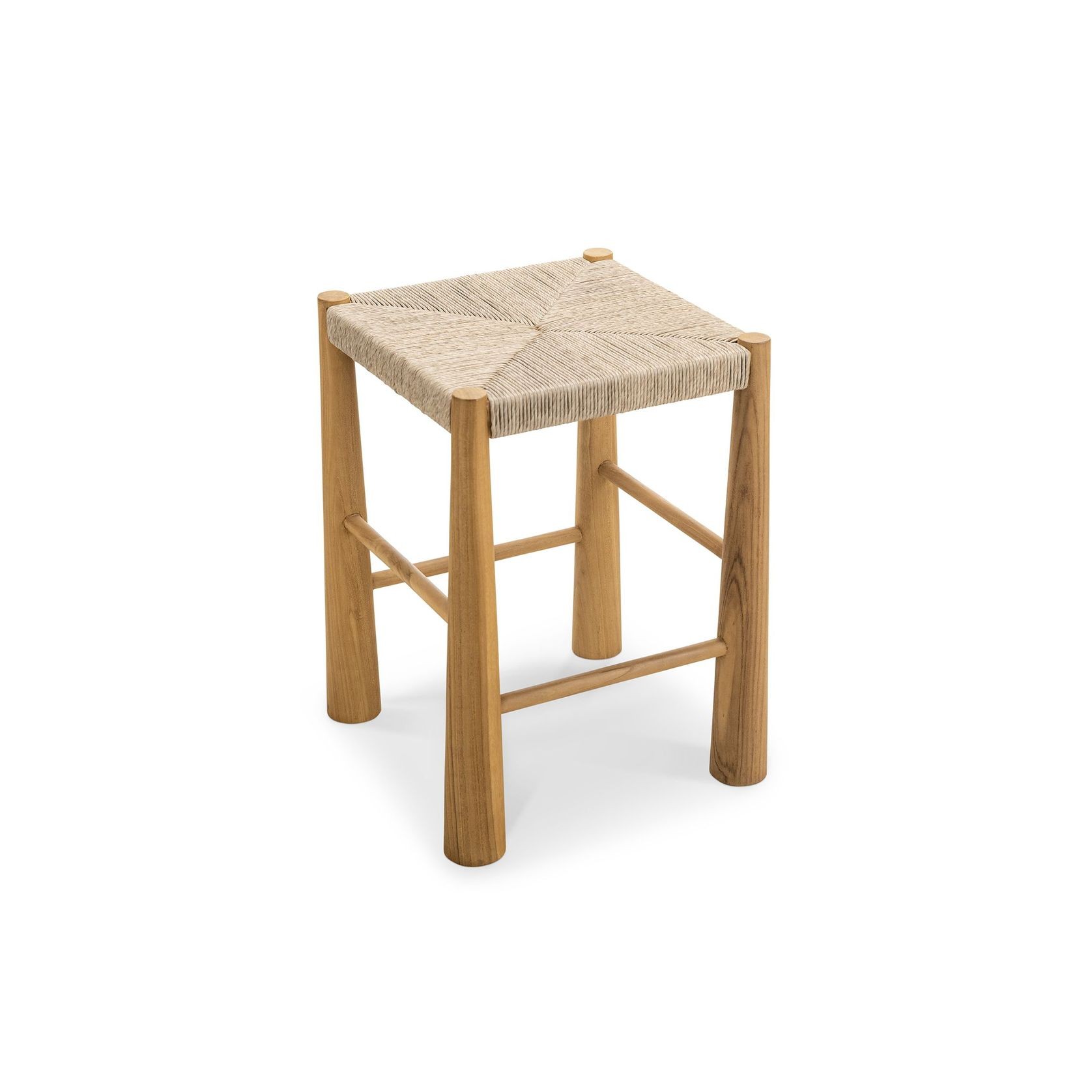 Caliste Woven Rope Barstool, Indoor & Outdoor gallery detail image