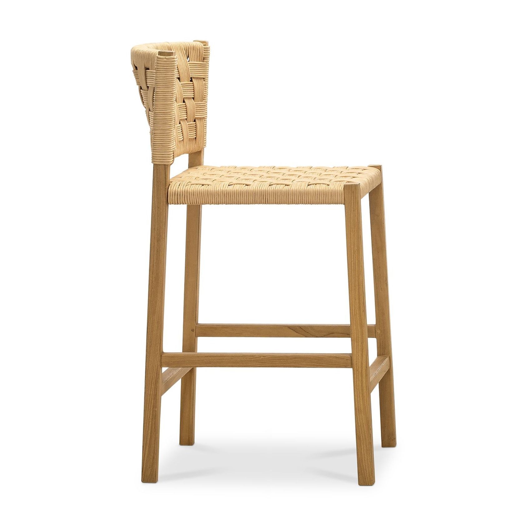 Kyren Woven Rope Counter Stool | Indoor & Outdoor gallery detail image