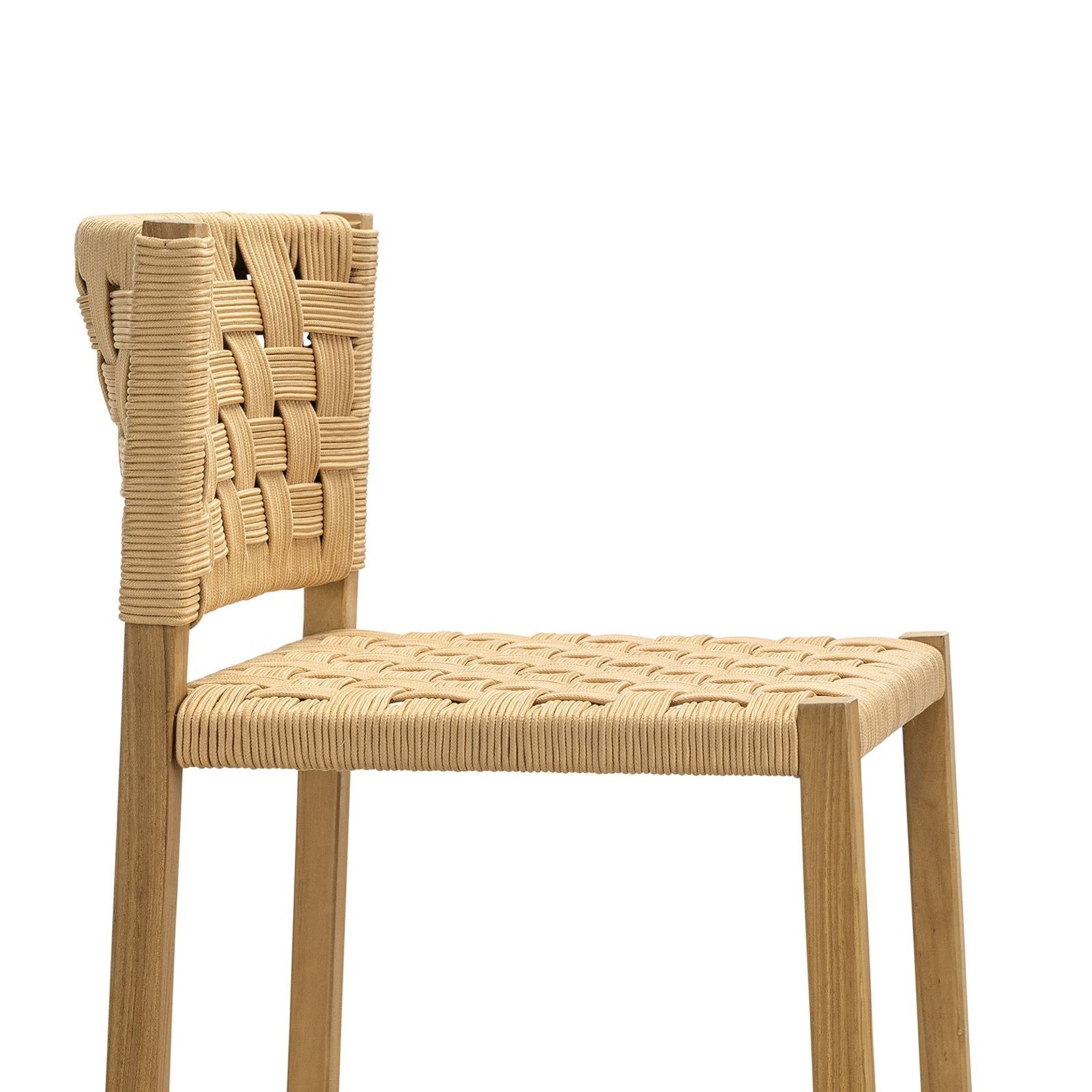 Kyren Woven Rope Counter Stool | Indoor & Outdoor gallery detail image