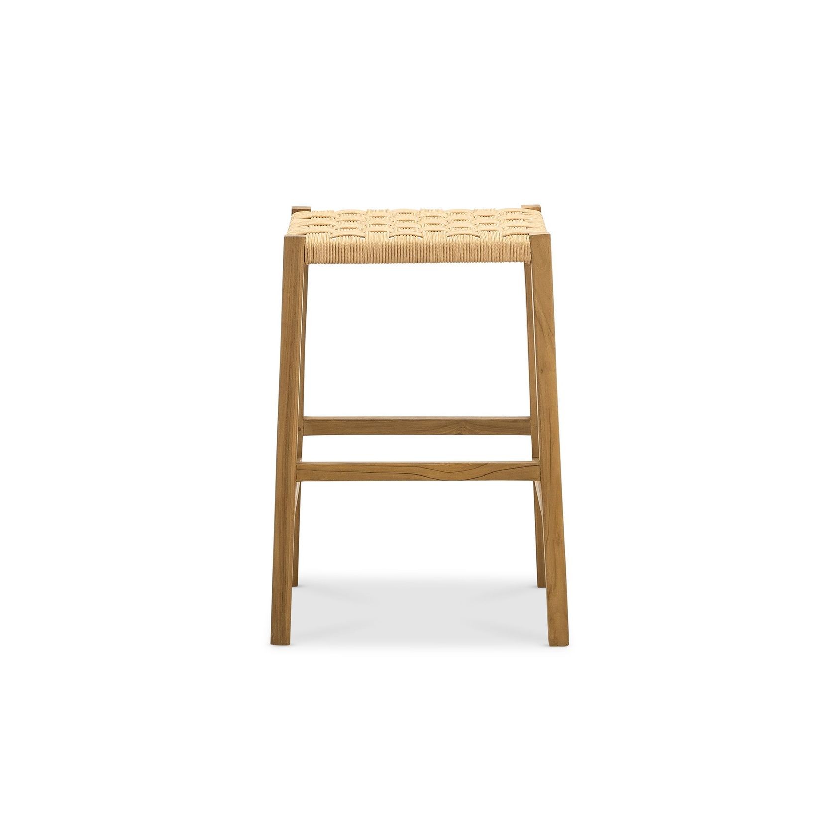 Kyren Woven Rope Barstool, Indoor & Outdoor gallery detail image