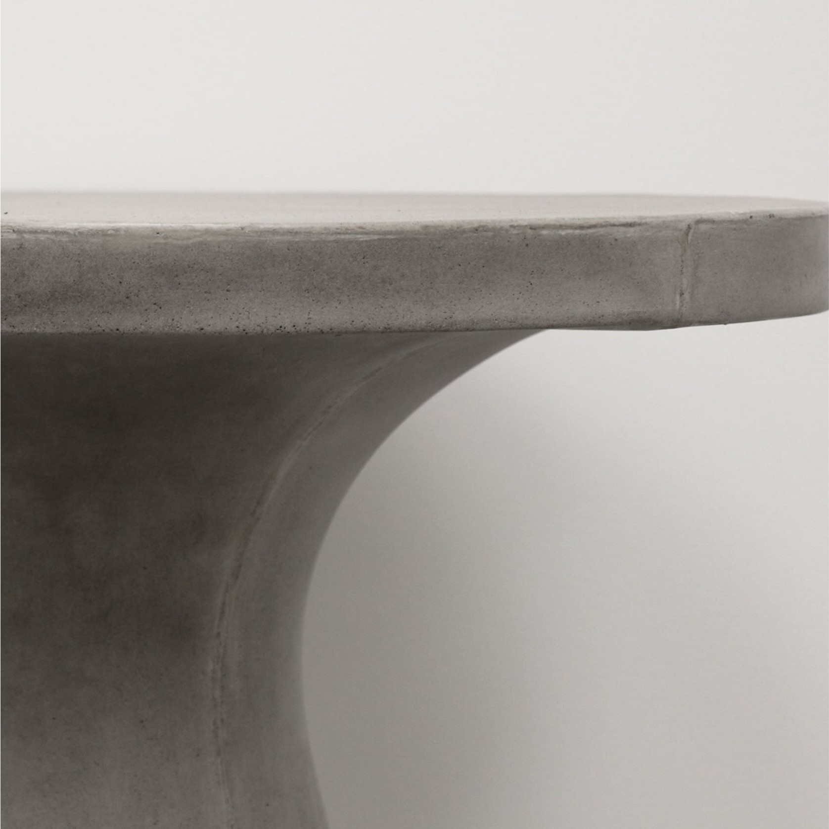 Corfu Concrete Pedestal Table gallery detail image