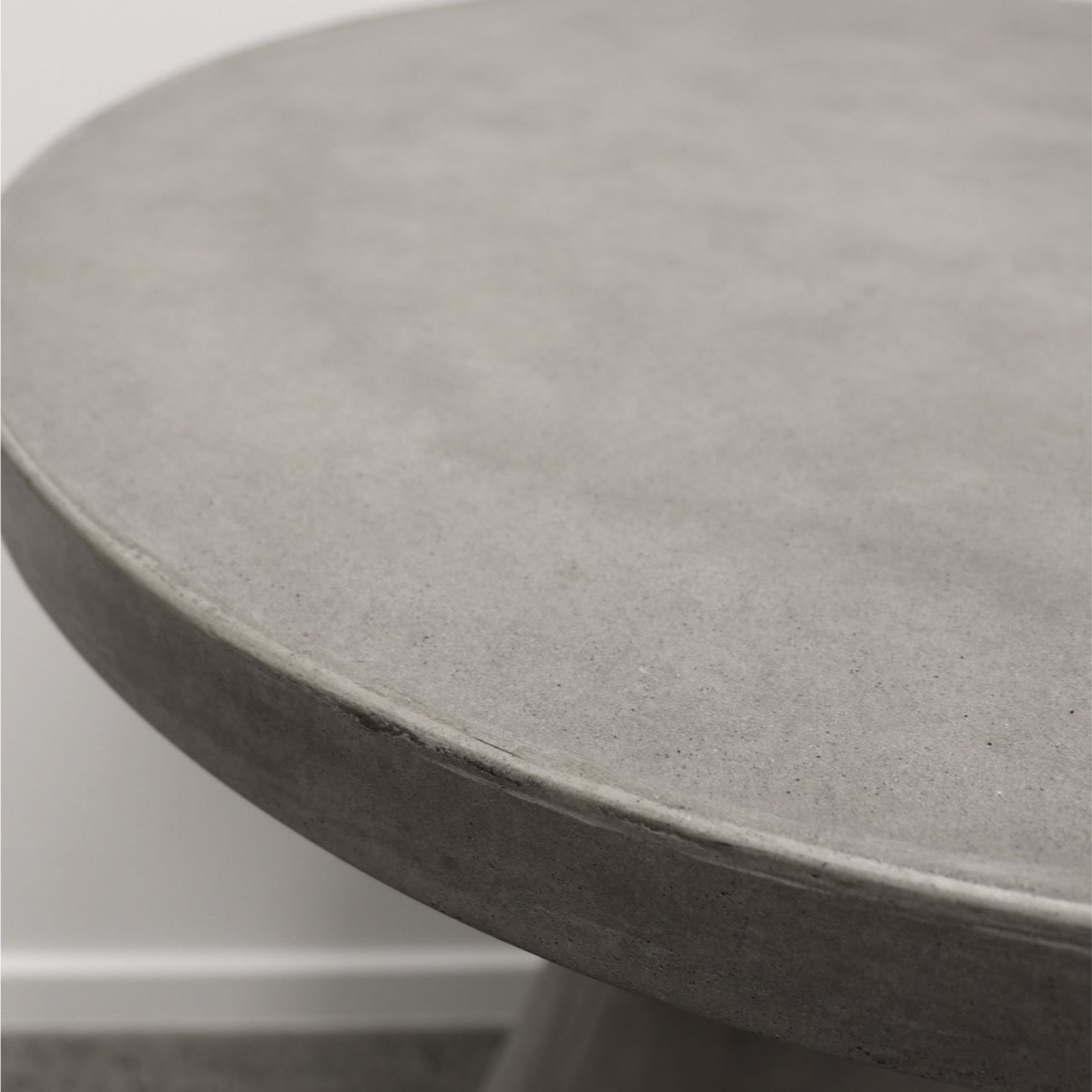 Corfu Concrete Pedestal Table gallery detail image