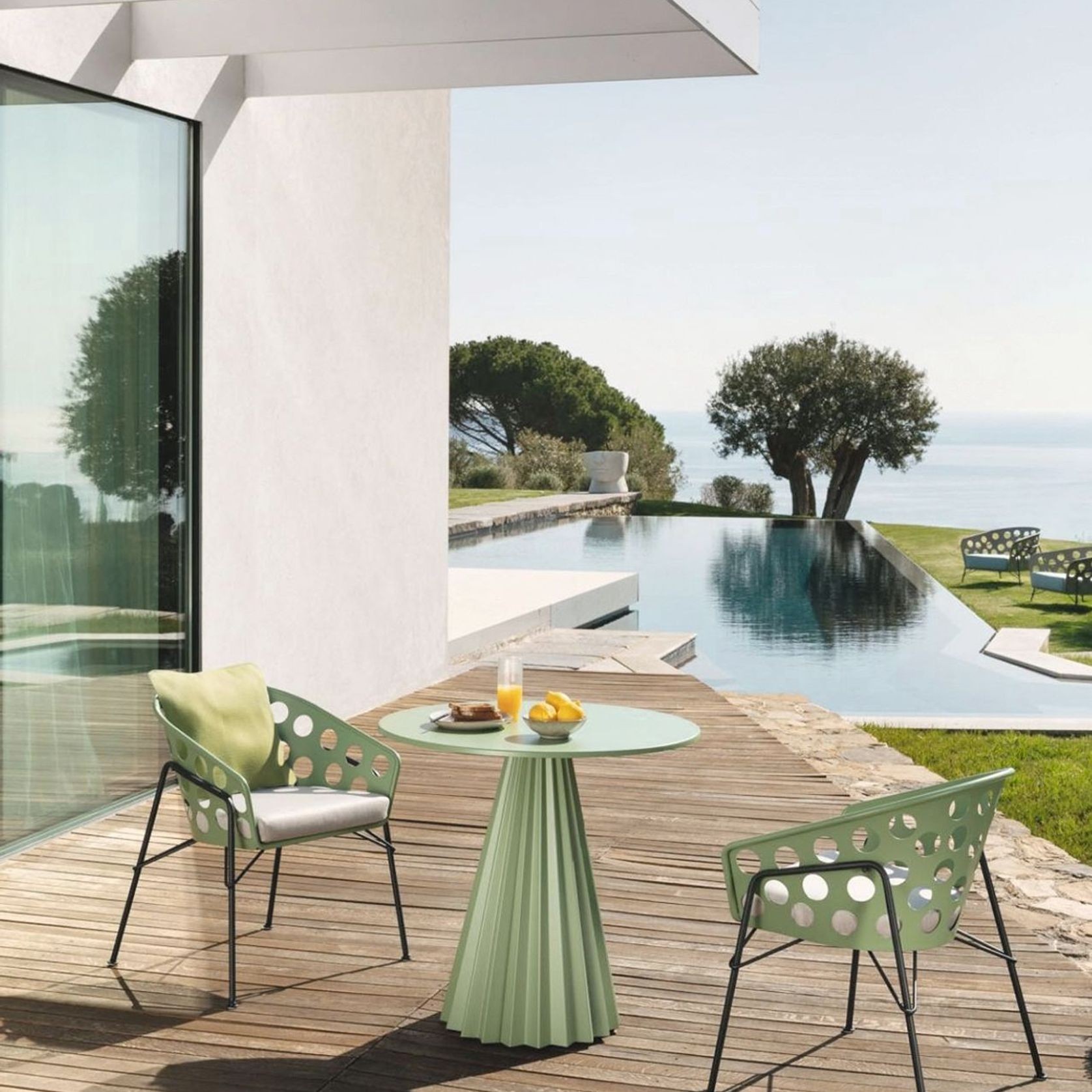 Plisse Outdoor Bistro Table gallery detail image