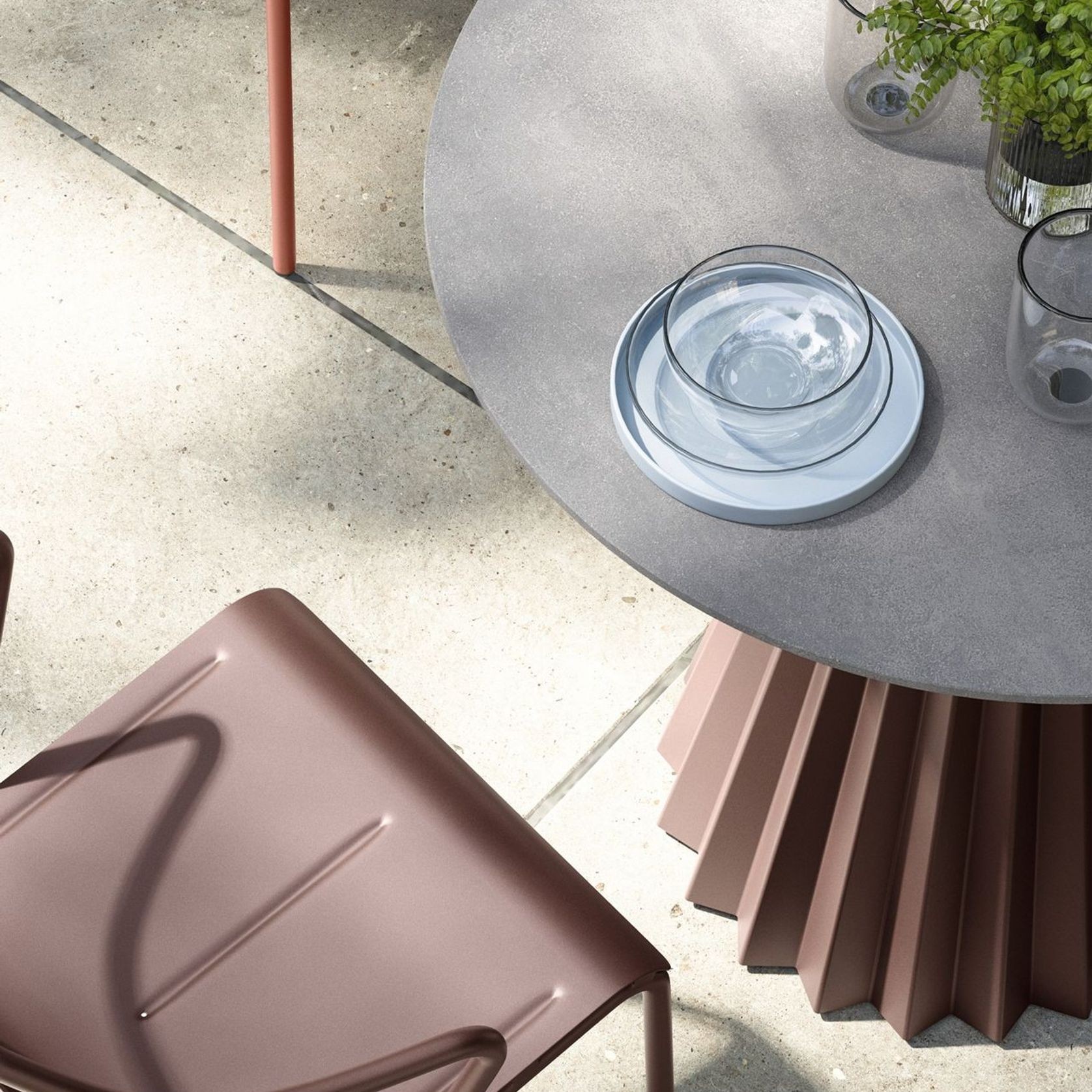 Plisse Outdoor Bistro Table gallery detail image