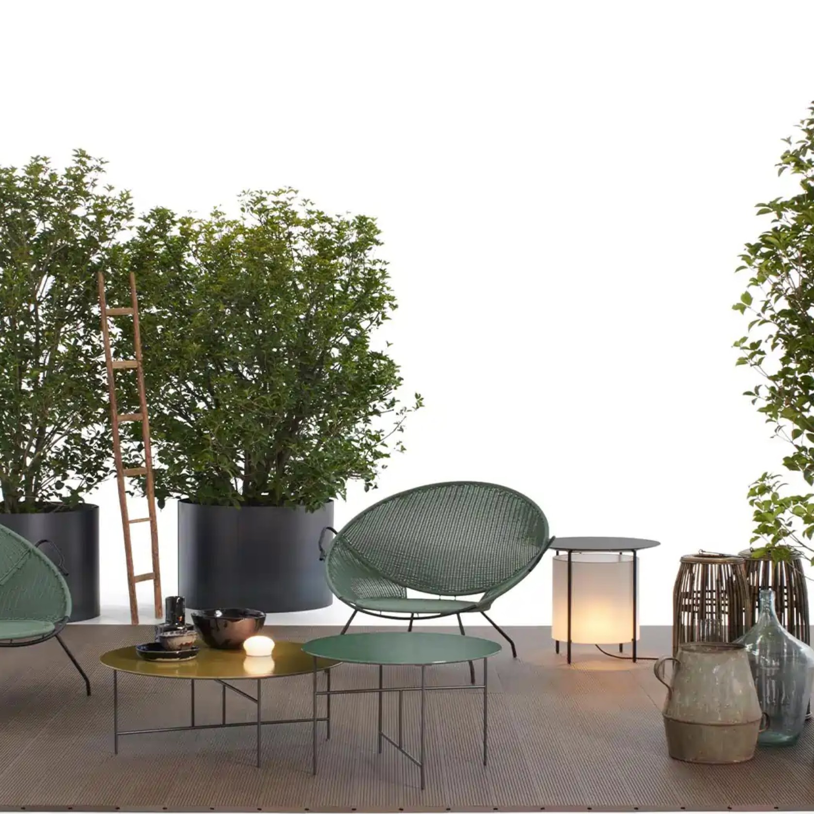 Sen Indoor + Outdoor Tables + Poufs by Depadova gallery detail image