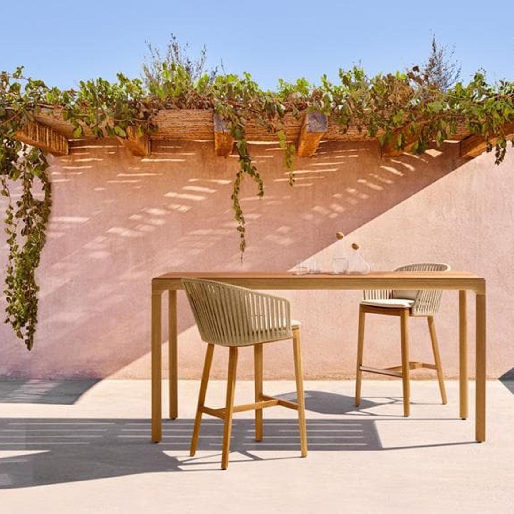 Illum | Teak Bar Table gallery detail image