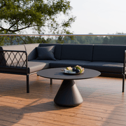Kora Coffee Table 90cm Dia - Aluminium - Outdoor gallery detail image