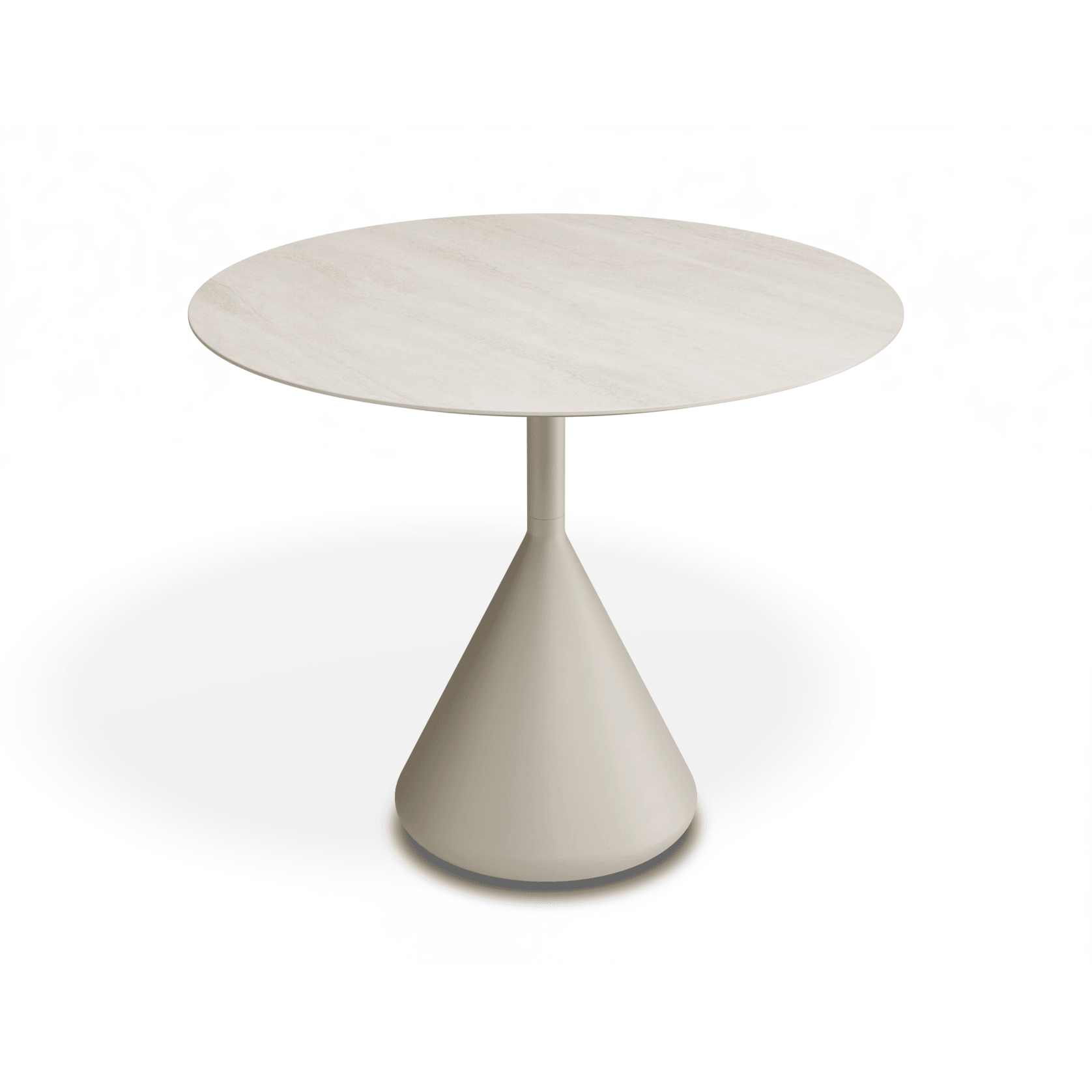 Kora Cafe Table 90cm Dia CERAMIC - Outdoor gallery detail image