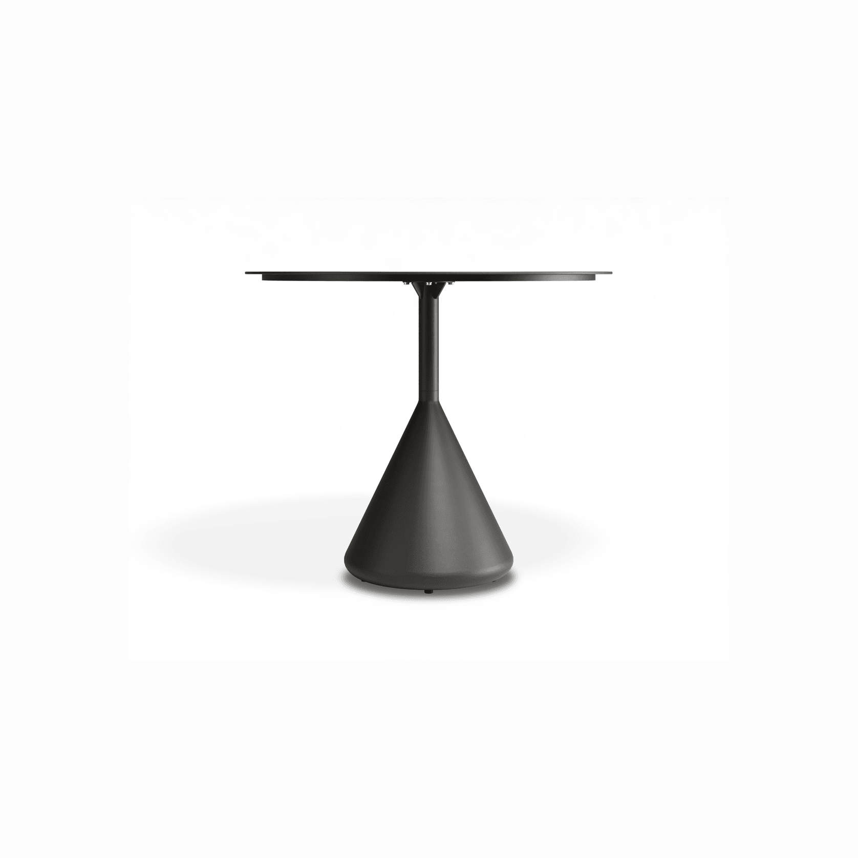Kora Cafe Table 90cm Dia Aluminium - Outdoor gallery detail image