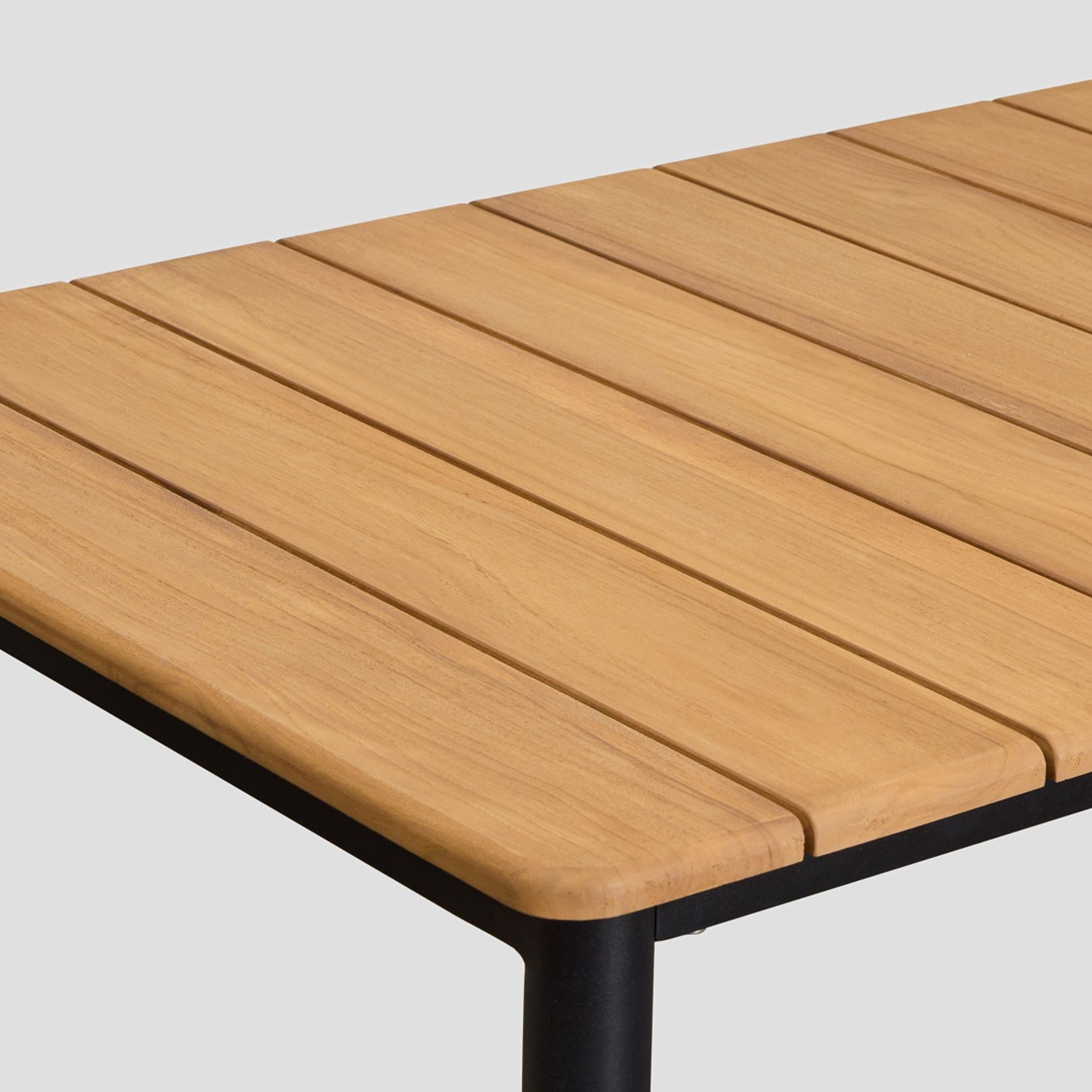 Cambridge Outdoor Bar Leaner in Teak & Aluminium gallery detail image