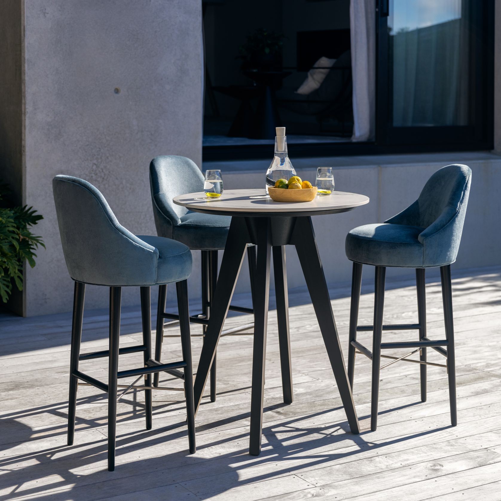 Silhouette Bar Stool by Coco Wolf gallery detail image