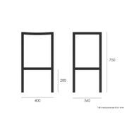 Halki Stool - Outdoor - White gallery detail image
