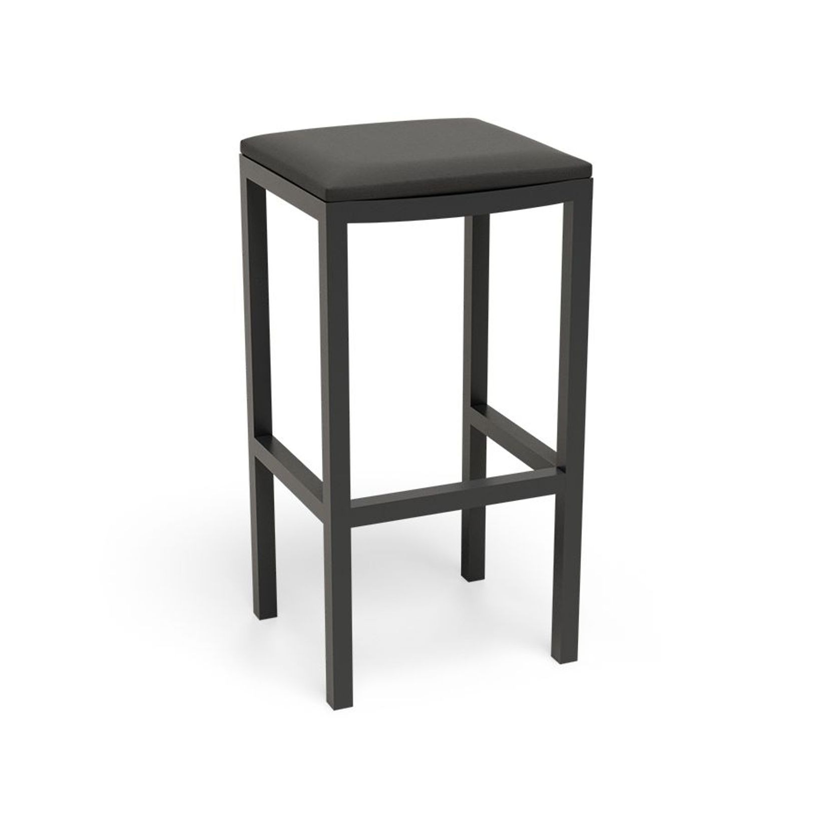 Halki Stool - Outdoor - Charcoal gallery detail image