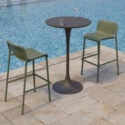 Roku Outdoor Bar Stool in Matt Eucalyptus Green gallery detail image