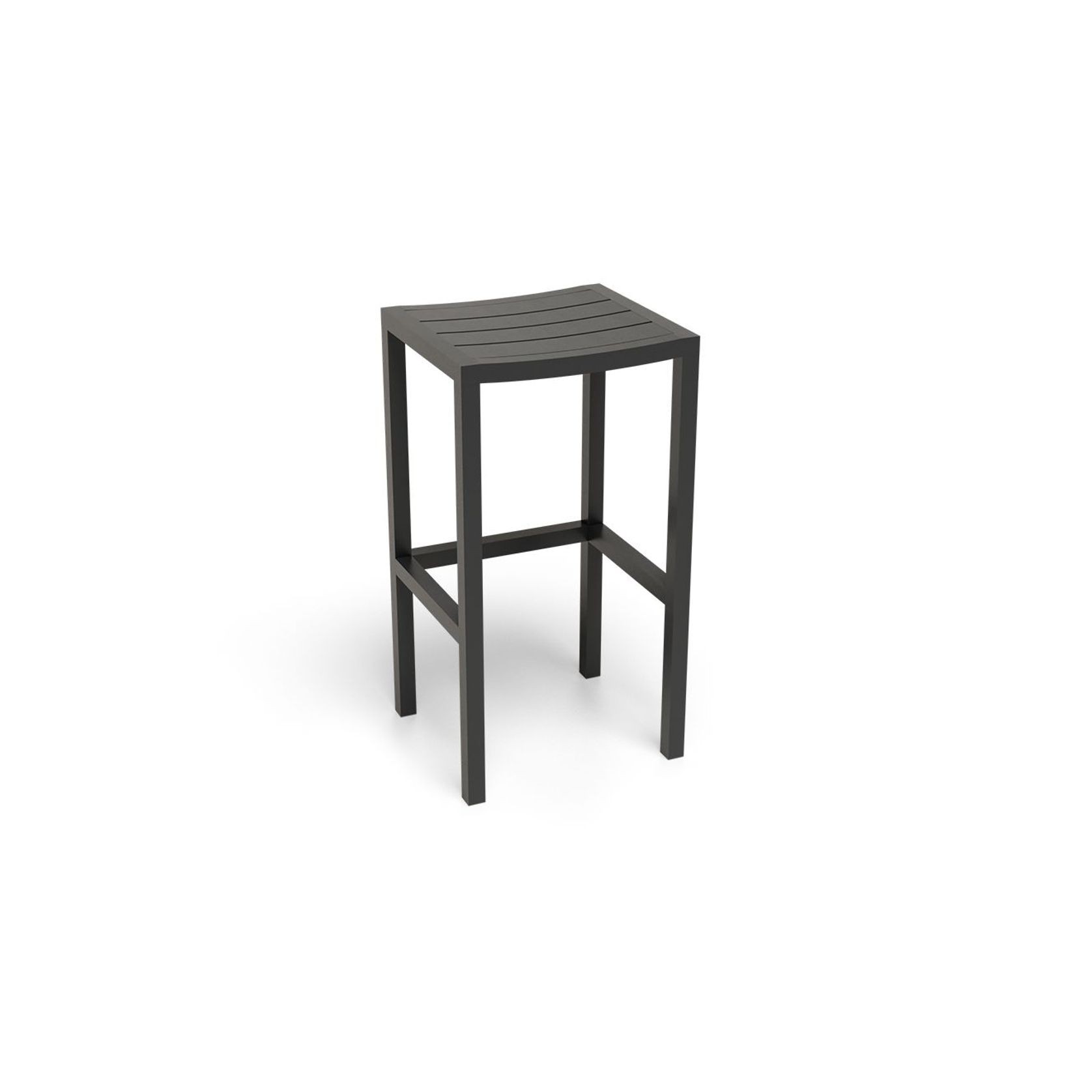 Halki Stool - Outdoor - Charcoal gallery detail image