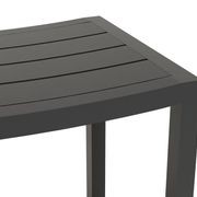 Halki Stool - Outdoor - Charcoal gallery detail image
