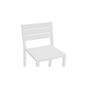 Halki Stool With Backrest - White gallery detail image