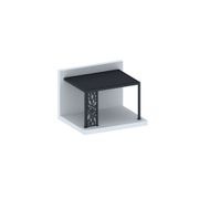 Newport Aluminium Outdoor Corner Chair gallery detail image