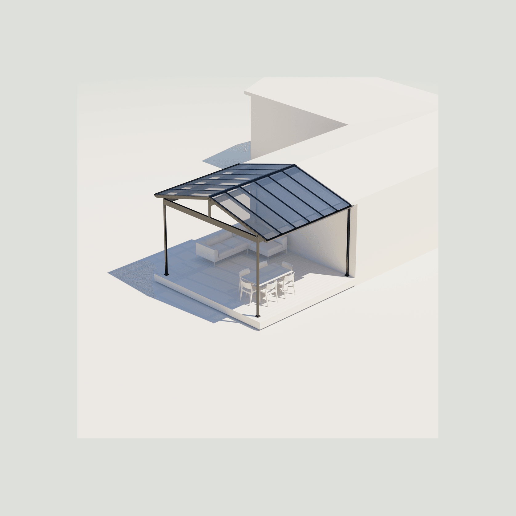 Archgola Gable Linear Pergola gallery detail image
