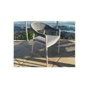 Adele Ceramic Outdoor table with 6 Nivala Chairs gallery detail image