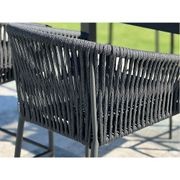 Adele Ceramic Outdoor Bar Table & 4x Gizella Bar Chairs gallery detail image