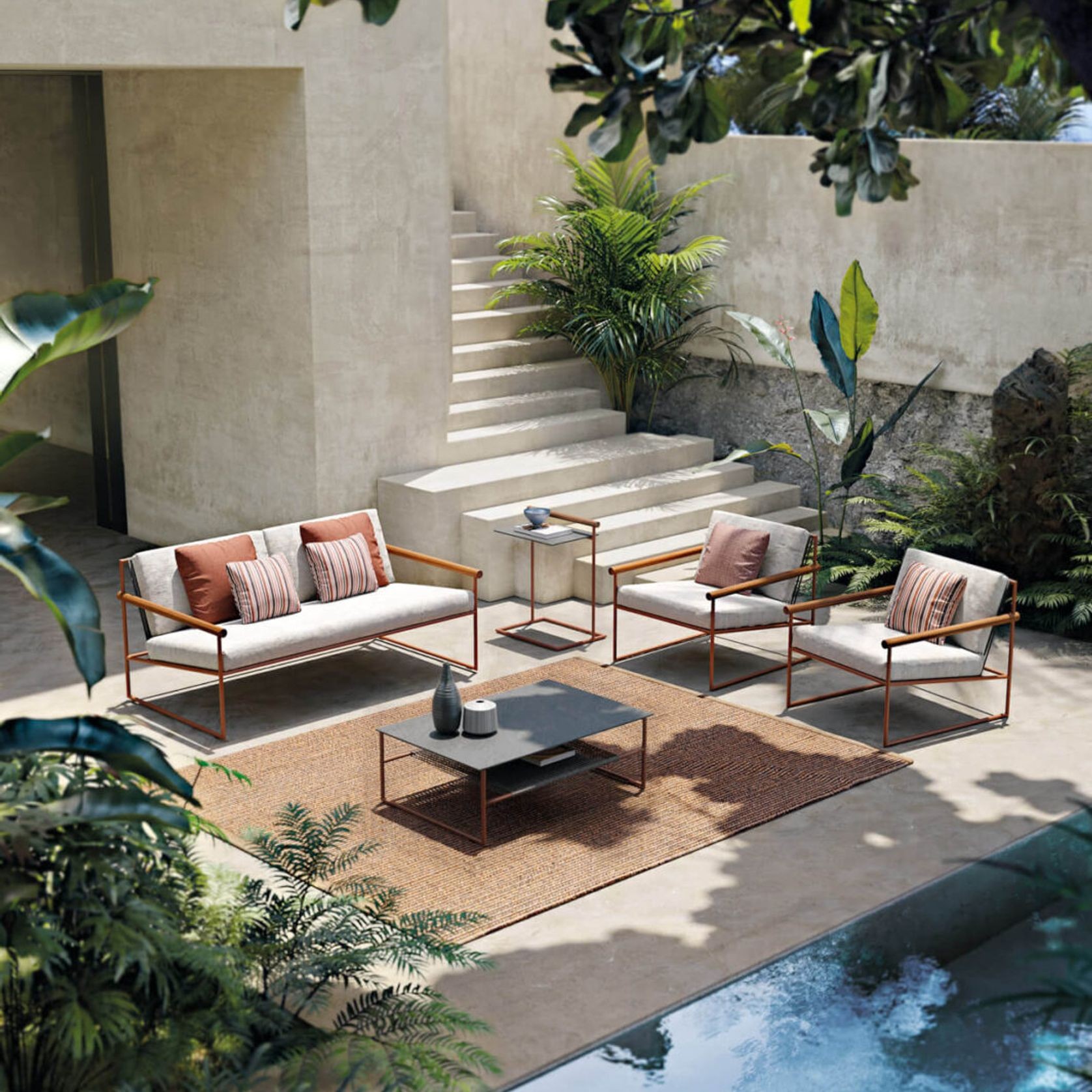Pipe Outdoor Armchair by Atmosphera gallery detail image