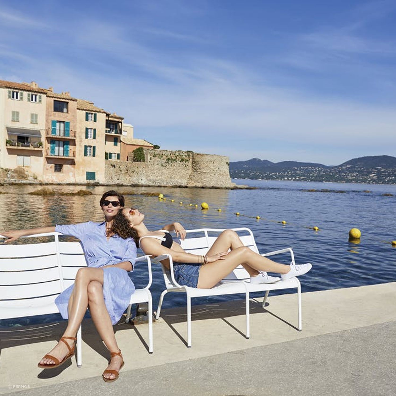 Luxembourg Low Armchair Duo by Fermob gallery detail image