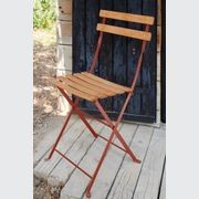 Bistro Folding Chair - Natural Slats by Fermob gallery detail image