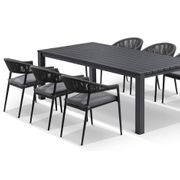 Cove Outdoor Dining 6 Set | Charcoal gallery detail image