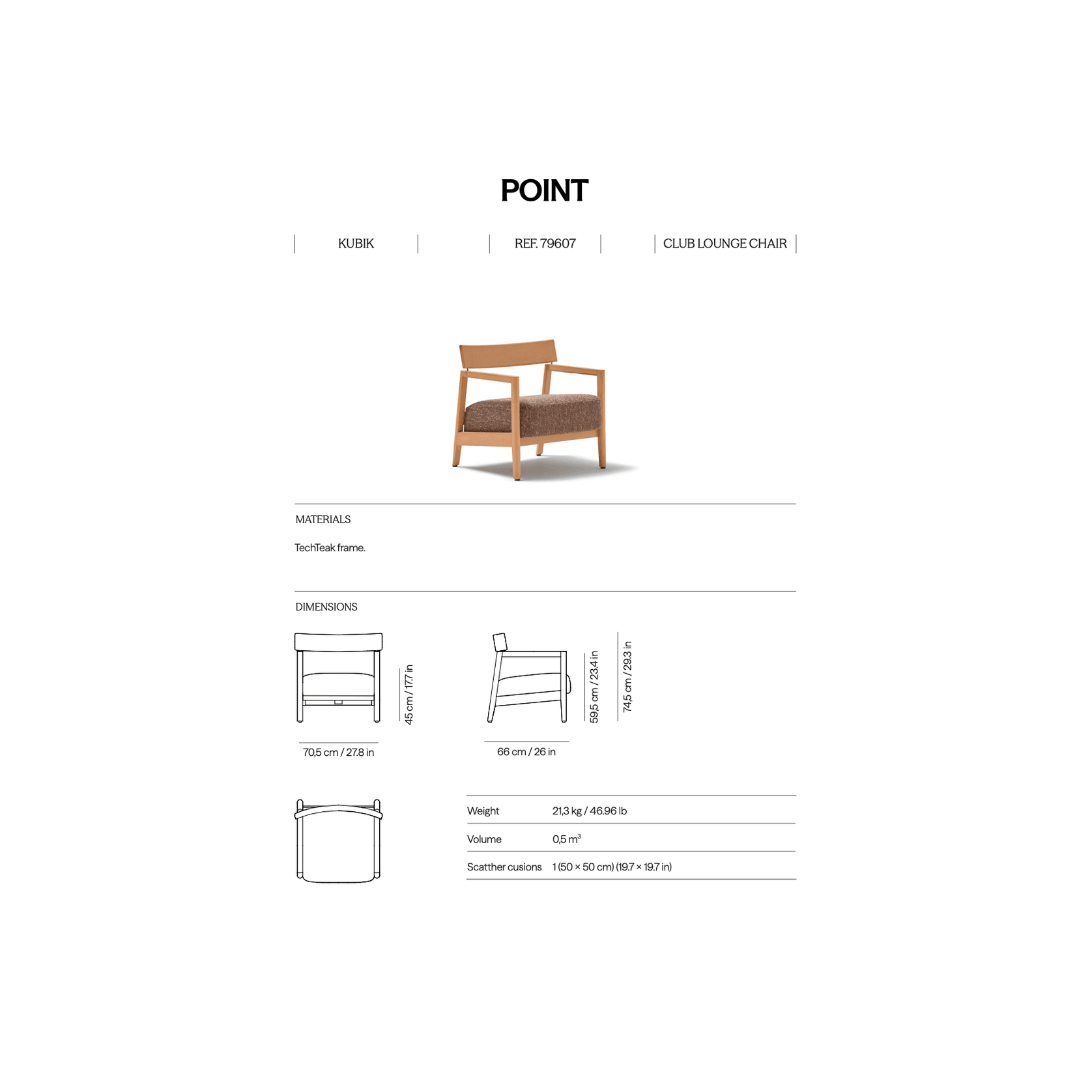 Kubik TechTeak Club Lounge Armchair gallery detail image