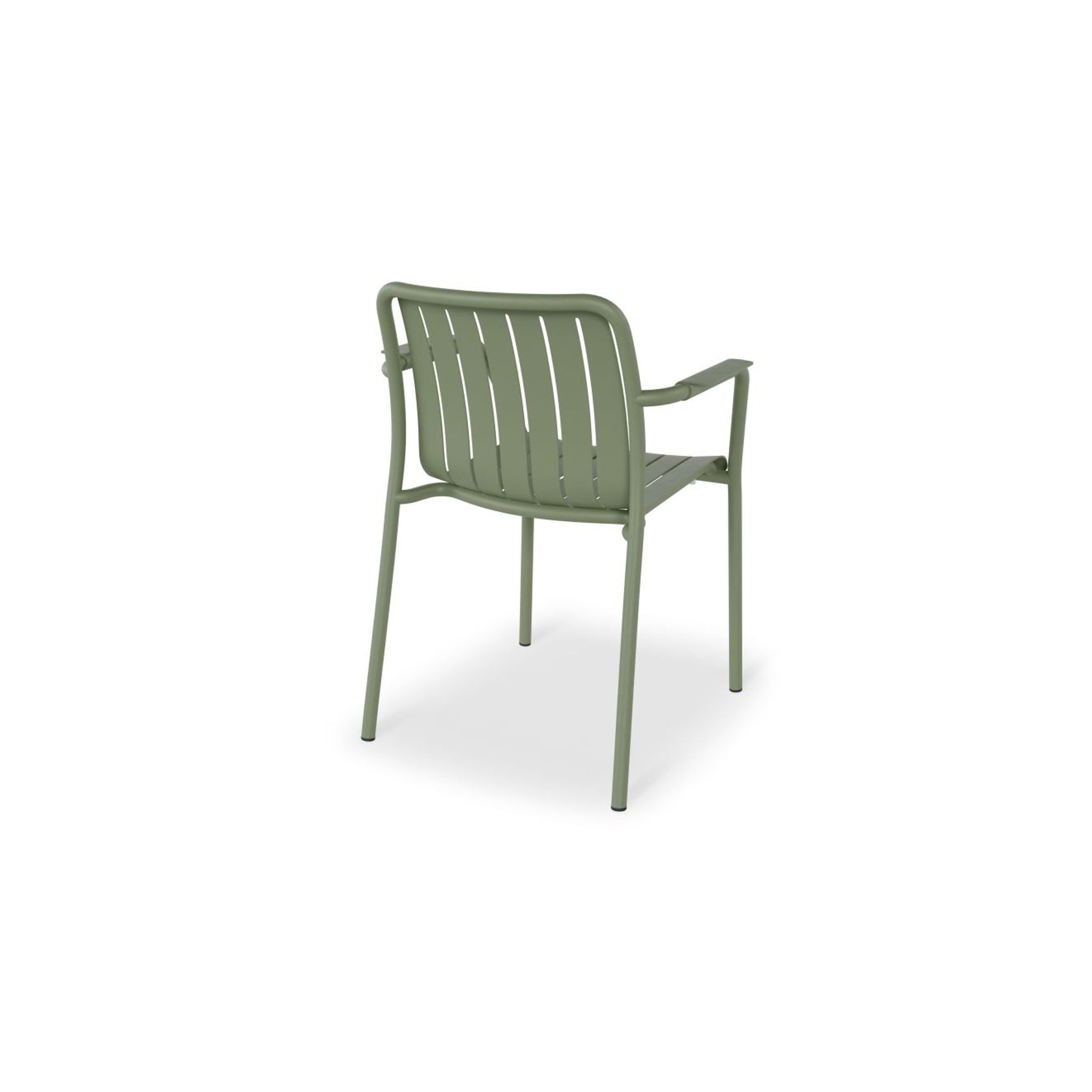 Roku Outdoor Arm Chair in Matt Eucalyptus Green gallery detail image