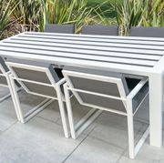 West Coast Outdoor Dining Set | White gallery detail image