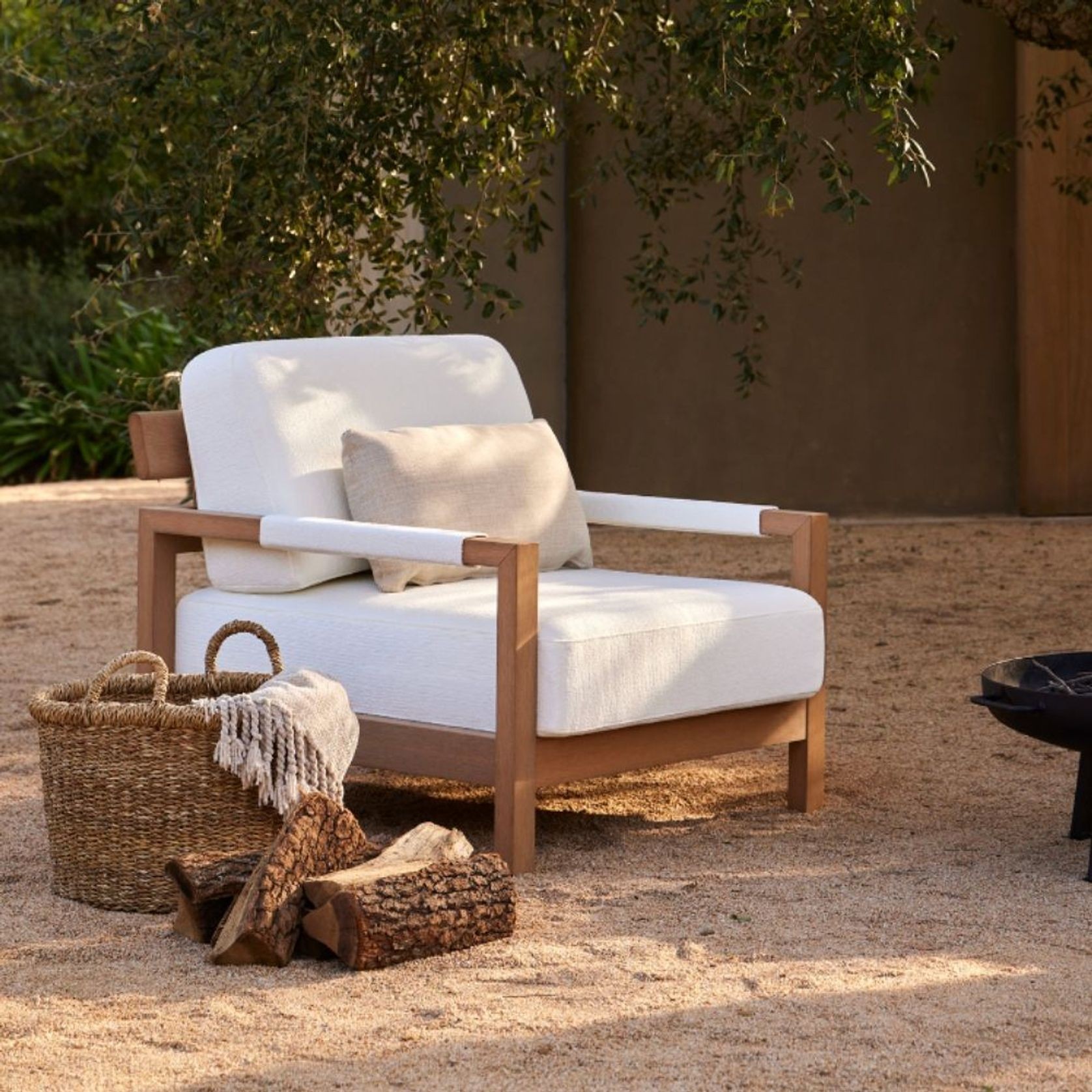 Kubik Outdoor TechTeak Armchair by Point gallery detail image