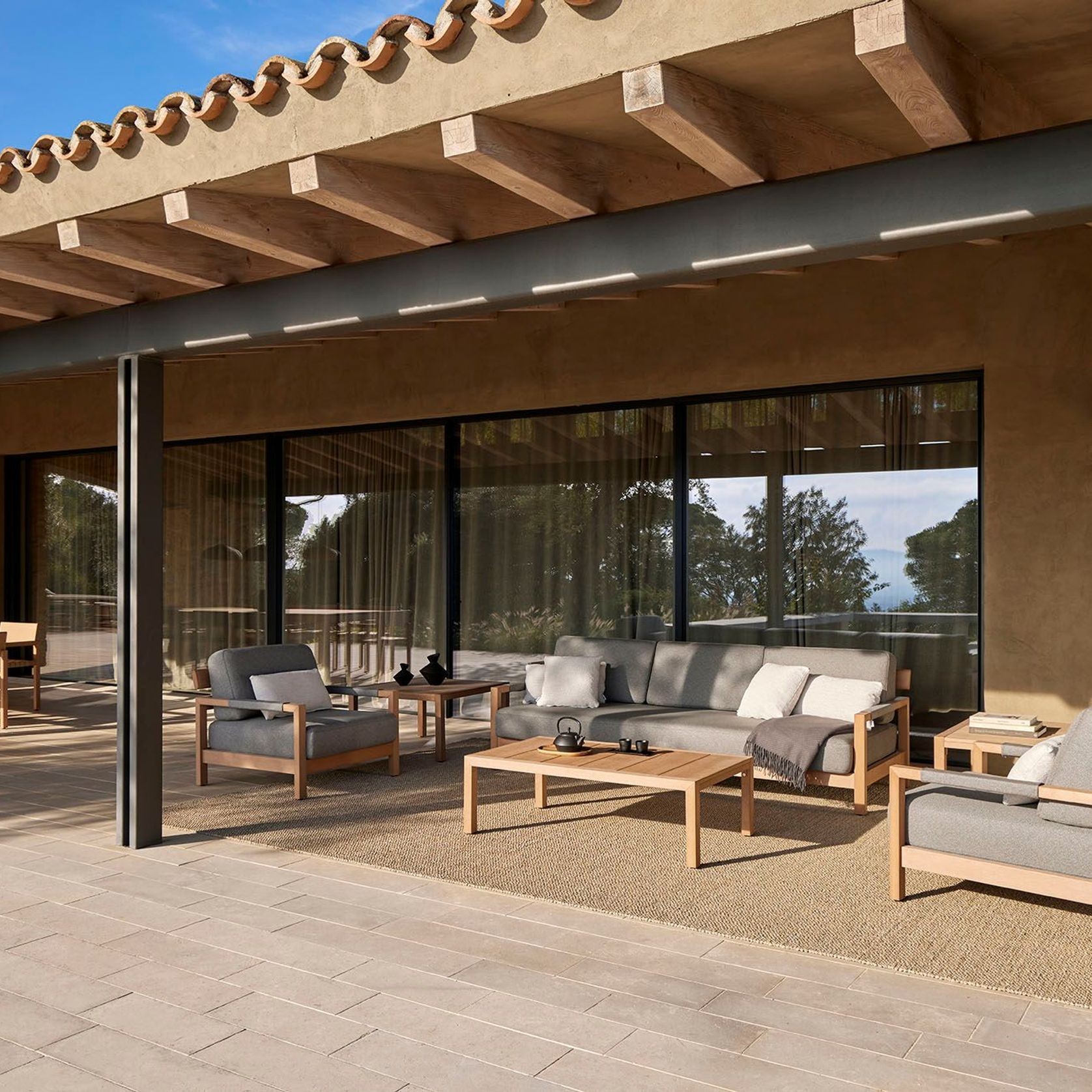Kubik Outdoor TechTeak Armchair by Point gallery detail image