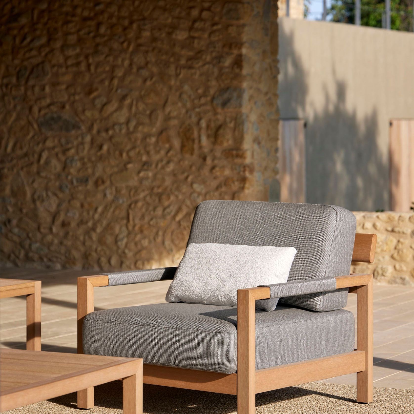 Kubik Outdoor TechTeak Armchair by Point gallery detail image